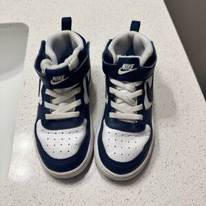 Nike Kids' Navy and White Sneakers